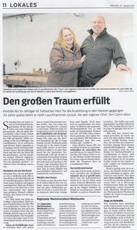 Bild Zeitungsartikel Lausitzer Rundschau
